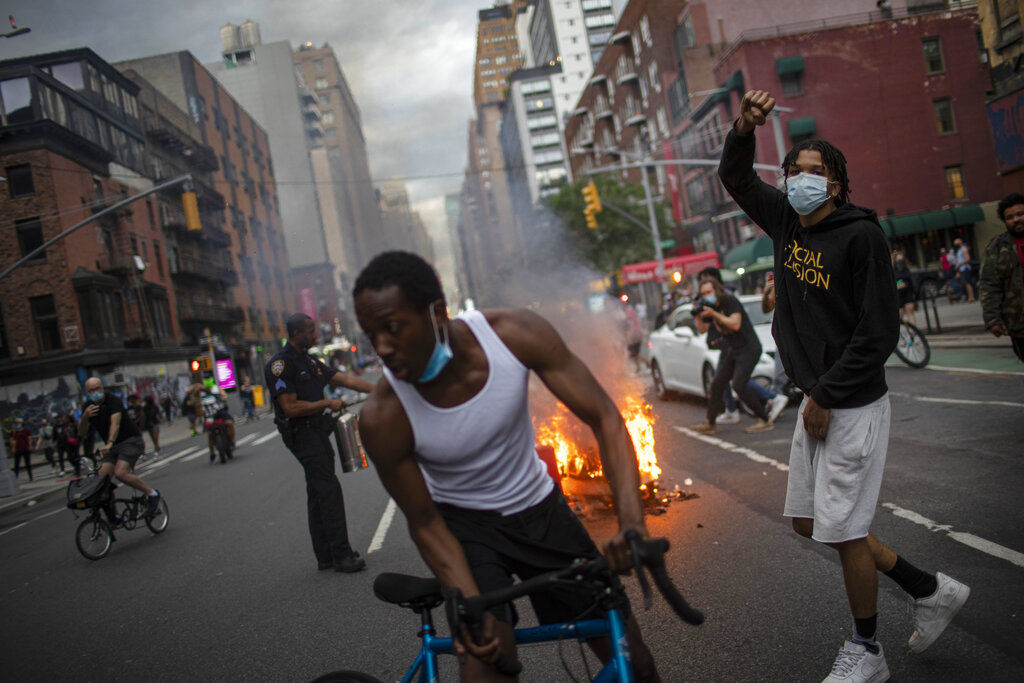 APTOPIX Minneapolis Police Death Protest New York